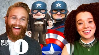 Im a Marvel punching bag Wyatt Russell  Erin Kellyman on Falcon And The Winter Soldier and Up