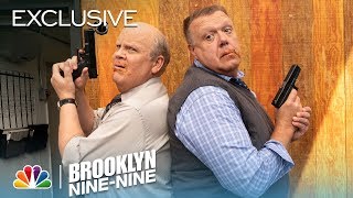 Buddy Cops Dirk Blocker and Joel McKinnon Miller  Brooklyn NineNine Digital Exclusive