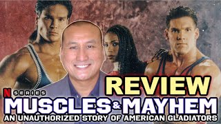MUSCLES  MAYHEM AN UNAUTHORIZED STORY OF AMERICAN GLADIATORS Netflix Docu Series Review 2023