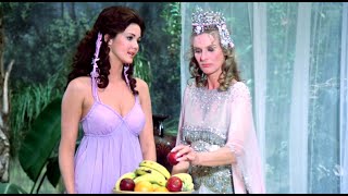 Our First Look at Lynda Carters Wonder Woman in a Purple Gown on Paradise Island 1080P BD