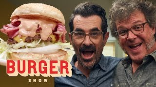 Ty Burrell TasteTests Classic Regional Burger Styles  The Burger Show