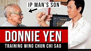 Donnie Yen Training Wing Chun w Ip Mans Son