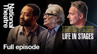Life in Stages S1 Ep4 Bill Nighy Andrew Lincoln and Chiwetel Ejiofor in conversation at the NT