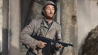 Action War  Story of GI Joe 1945  Robert Mitchum  Colorized movie  subtitles