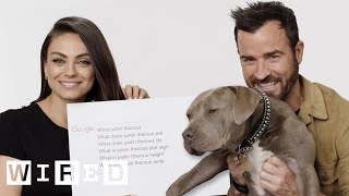 Mila Kunis  Justin Theroux Answer the Webs Most Searched Questions  WIRED