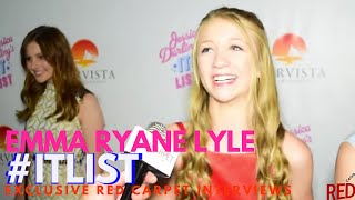 Emma Ryane Lyle interviewed at the premiere of Jessica Darlings It List ITList