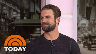The Son Of Mel Gibson Milo Gibson Talks About Playing Al Capone In Gangster Land  TODAY