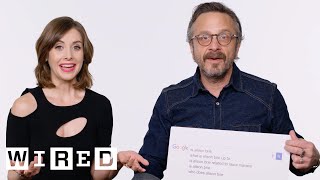Alison Brie  Marc Maron Answer the Webs Most Searched Questions  WIRED