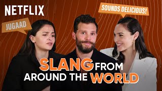 Slang Words with Alia Bhatt Gal Gadot  and Jamie Dornan  Heart of Stone  Netflix India