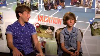 Vacation Skyler Gisondo  Steele Stebbins Official Movie Interview  ScreenSlam