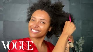 Kat Grahams Natural Hair Beauty Routine  Beauty Secrets  Vogue