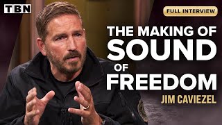 Jim Caviezel The Obstacles Behind Releasing Sound of Freedom  FULL INTERVIEW  TBN