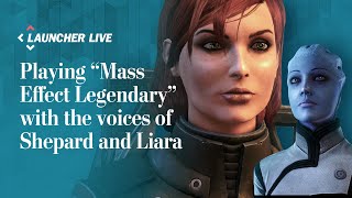 Playing Mass Effect Legendary with Shepard and Liaras voice actresses Jennifer Hale and Ali Hillis
