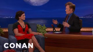Gina Carano Explains Why Sex Is Like Cagefighting  CONAN on TBS