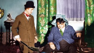 Laurel And Hardy Night Owls 1930 Remastered in Color