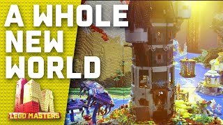 Every build from the A Whole New World challenge Season 2 Episode 1  LEGO Masters Australia
