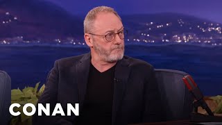 Liam Cunningham George RR Martin Told Me A Game Of Thrones Secret  CONAN on TBS