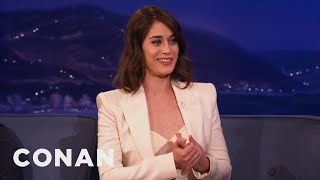 Lizzy Caplan Relives Her First Masters Of Sex Love Scene  CONAN on TBS