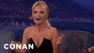 Kristin Chenoweth Accidentally Flashed Her Audience  CONAN on TBS