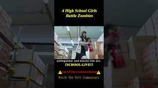 4 High School Girls Battle Zombies  shorts 33
