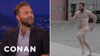 A Naked Jai Courtney Terrorized The Director Of Suicide Squad  CONAN on TBS