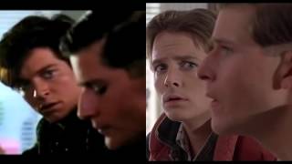 Back to the Future  Michael J Fox  Eric Stoltz SidebySide Comparison