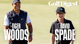 A Round with Tiger Celebrity Playing Lessons  David Spade  Golf Digest
