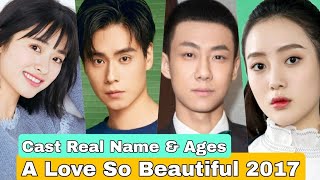 A Love So Beautiful 2017 Chinese Drama Cast Real Name  Ages  Shen Yue Hu Yi Tian Gao Zhi Ting