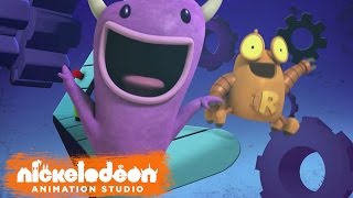 Robot and Monster Theme Song HD  Episode Opening Credits  Nick Animation