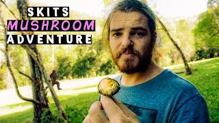 Picking Mushrooms on Choomah Island w Jarrad Wright Big Lez Vlog  Simulation