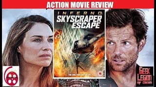 INFERNO  SKYSCRAPER ESCAPE  2017 Claire Forlani  aka CRYSTAL INFERNO Action Movie Review