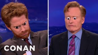Seth Green Loves To Decorate With Googly Eyes  CONAN on TBS