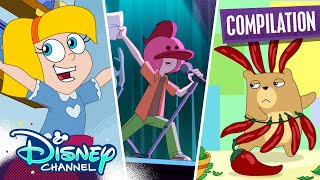 Top 10 Hamster  Gretel Music Videos  Compilation  Disney Channel Animation