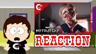 MY FIRST DAY  Anthony Kane  Crypt TV Monster Universe  Short Film REACTION