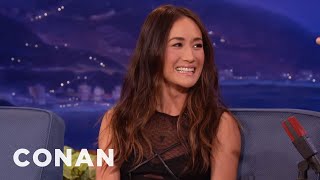 Maggie Q Is All About Female Independence  CONAN on TBS