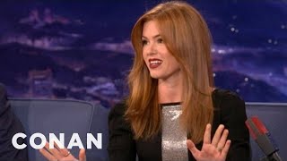 Isla Fisher Is Embarrassed To Go Out With Sacha Baron Cohen  CONAN on TBS