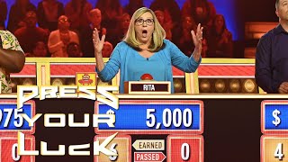 Exclusive Clip Press Your Luck  1986 Winner Rita Bohl Returns for More WHAMMY Fun
