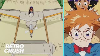 This anime airplane takeoff scene is beautiful  Nadia The Secret of Blue Water 1990