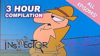 The Inspector All Episodes  3Hour MEGA Compilation  The Pink Panther Show