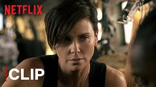 Do You Speak Russian  Charlize Theron Airplane Action Scene  The Old Guard  Netflix India