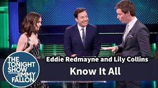 Know It All with Eddie Redmayne and Lily Collins