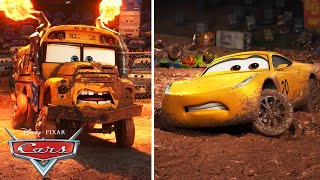 Lightning McQueen and Cruz Ramirez Race at Thunder Hollow in Cars 3  Pixar Cars