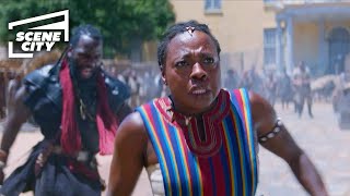 The Woman King Nanisca and Nawi Narrowly Escape Viola Davis Thuso Mbedu
