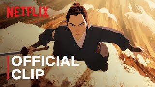 Blue Eye Samurai  Cliff Showdown  Official Clip  Netflix