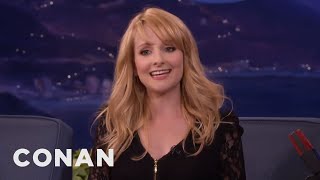 Melissa Rauch Loved Shopping For Her Nude Body Double  CONAN on TBS