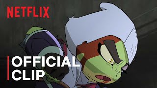 Captain Laserhawk A Blood Dragon Remix  Assassins Creed Bullfrog  Official Clip  Netflix