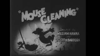 Tom and Jerry  Mouse Cleaning 1948  Original Titles BW