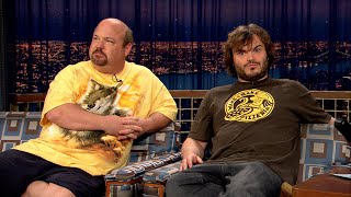 Jack Black  Kyle Gass On Tenacious Ds Origin Story  Late Night With Conan OBrien