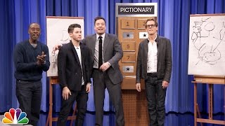 Pictionary with Kevin Bacon Don Cheadle and Nick Jonas