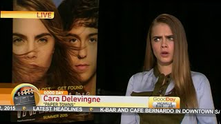 Cara Delevingne Talks About Paper Towns